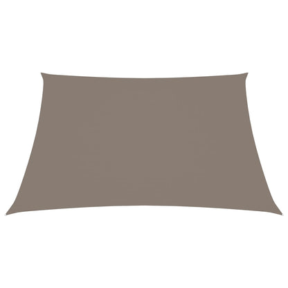 vidaXL Voile de parasol tissu oxford carré 2,5x2,5 m taupe