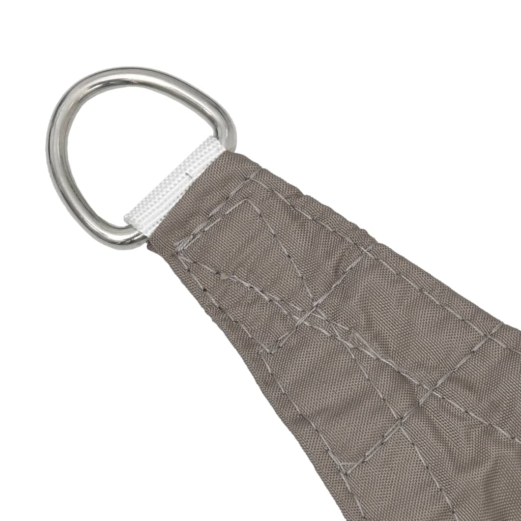 vidaXL Voile de parasol tissu oxford carré 3x3 m taupe