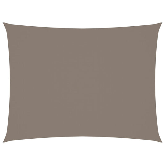 vidaXL Voile de parasol Tissu Oxford rectangulaire 2x3,5 m Taupe