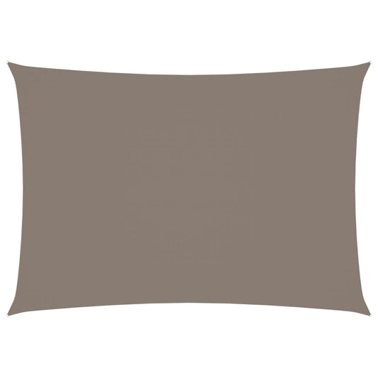 vidaXL Voile de parasol tissu oxford rectangulaire 2x4,5 m taupe