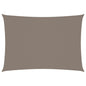 vidaXL Voile de parasol tissu oxford rectangulaire 2,5x4 m taupe