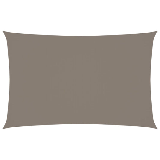 vidaXL Voile de parasol tissu oxford rectangulaire 2,5x5 m taupe