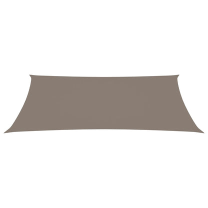 vidaXL Voile de parasol tissu oxford rectangulaire 2,5x5 m taupe