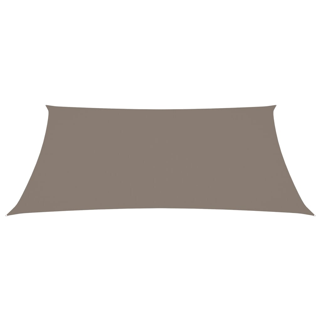 vidaXL Voile de parasol tissu oxford rectangulaire 3x5 m taupe