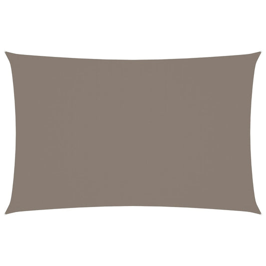 vidaXL Voile de parasol tissu oxford rectangulaire 3x6 m taupe