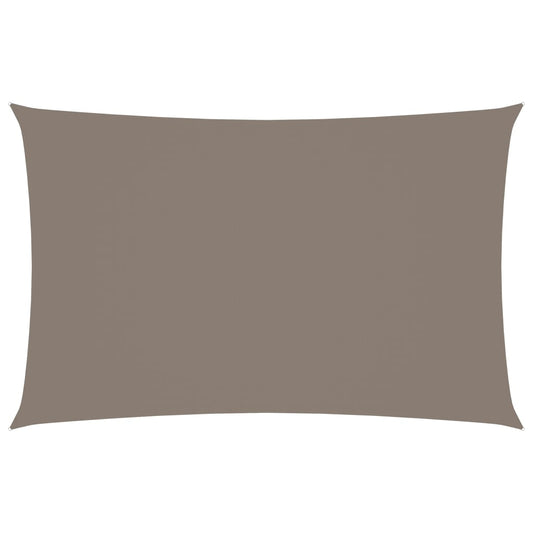 vidaXL Voile de parasol tissu oxford rectangulaire 4x7 m taupe