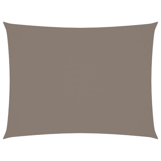 vidaXL Voile de parasol tissu oxford rectangulaire 5x7 m taupe