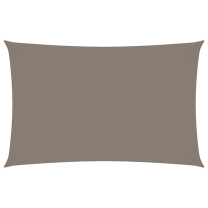 vidaXL Voile de parasol tissu oxford rectangulaire 5x8 m taupe