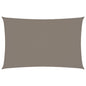 vidaXL Voile de parasol tissu oxford rectangulaire 5x8 m taupe