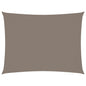 vidaXL Voile de parasol tissu oxford rectangulaire 6x8 m taupe