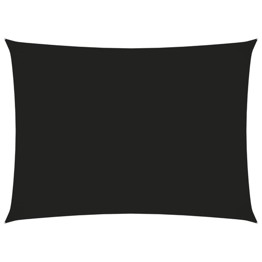 vidaXL Voile de parasol tissu oxford rectangulaire 3x4,5 m noir