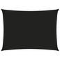 vidaXL Voile de parasol tissu oxford rectangulaire 3x4,5 m noir