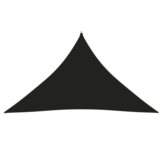 vidaXL Voile de parasol tissu oxford triangulaire 5x5x6 m noir