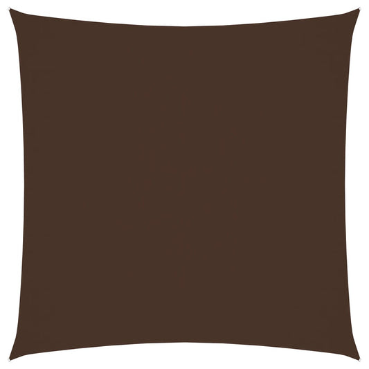 vidaXL Voile de parasol tissu oxford carré 4,5x4,5 m marron