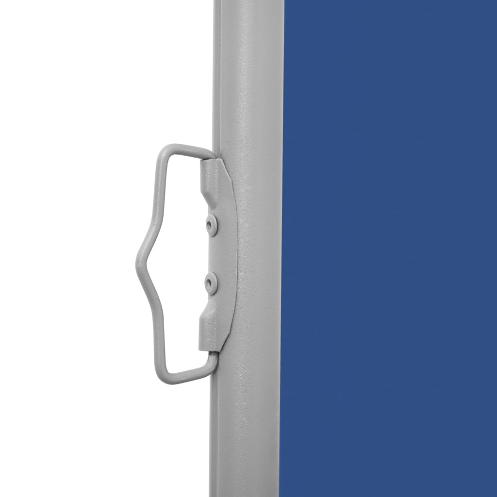 vidaXL Auvent latéral rétractable de patio 140x1200 cm Bleu