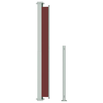 vidaXL Auvent latéral rétractable de patio 180x300 cm Marron