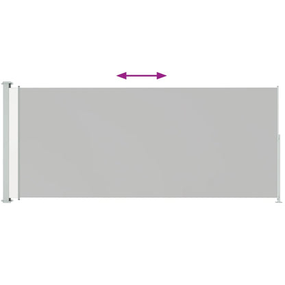 vidaXL Auvent latéral rétractable de patio 180x500 cm Crème