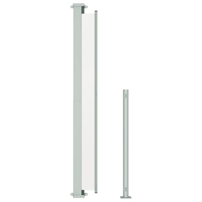 vidaXL Auvent latéral rétractable de patio 180x500 cm Crème