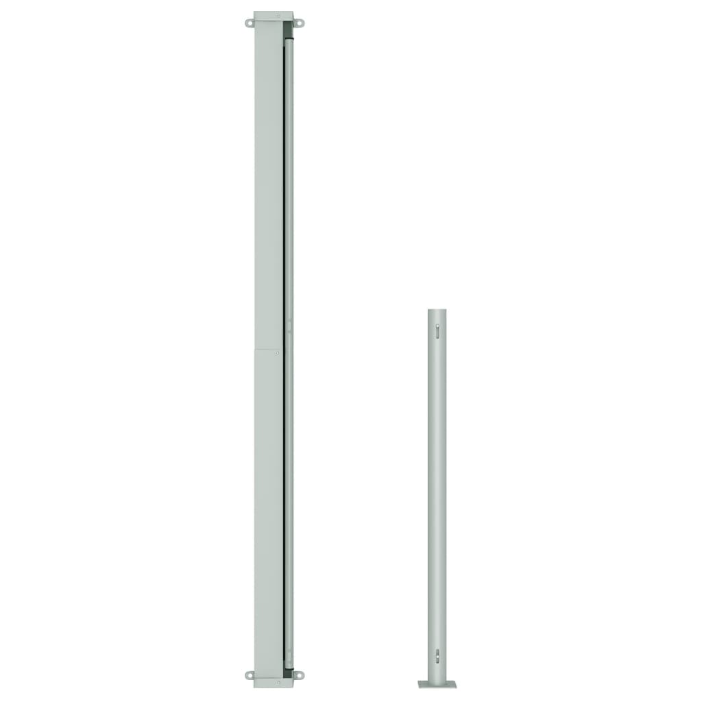 vidaXL Auvent latéral rétractable de patio 180x500 cm Rouge
