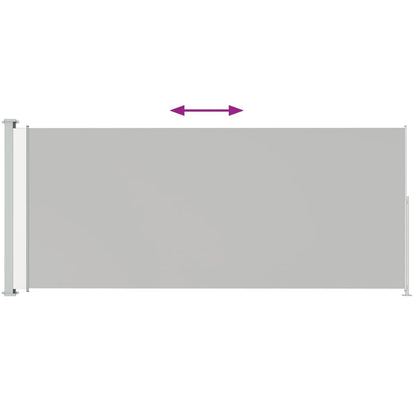 vidaXL Auvent latéral rétractable de patio 200x500 cm Crème