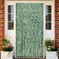 vidaXL Moustiquaire Vert et blanc 100x220 cm Chenille