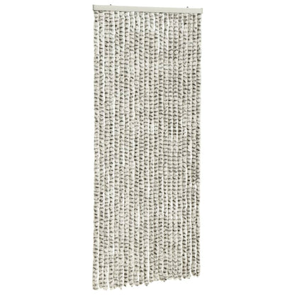 vidaXL Moustiquaire Gris clair et gris foncé 90x220 cm Chenille