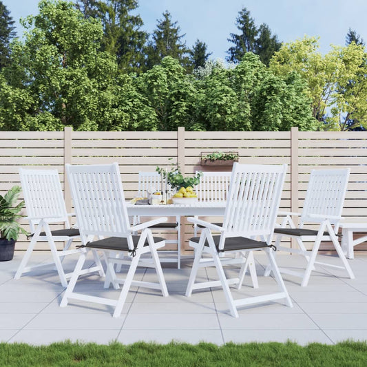 vidaXL Coussins de chaise de jardin 6 pcs anthracite 40x40x3 cm
