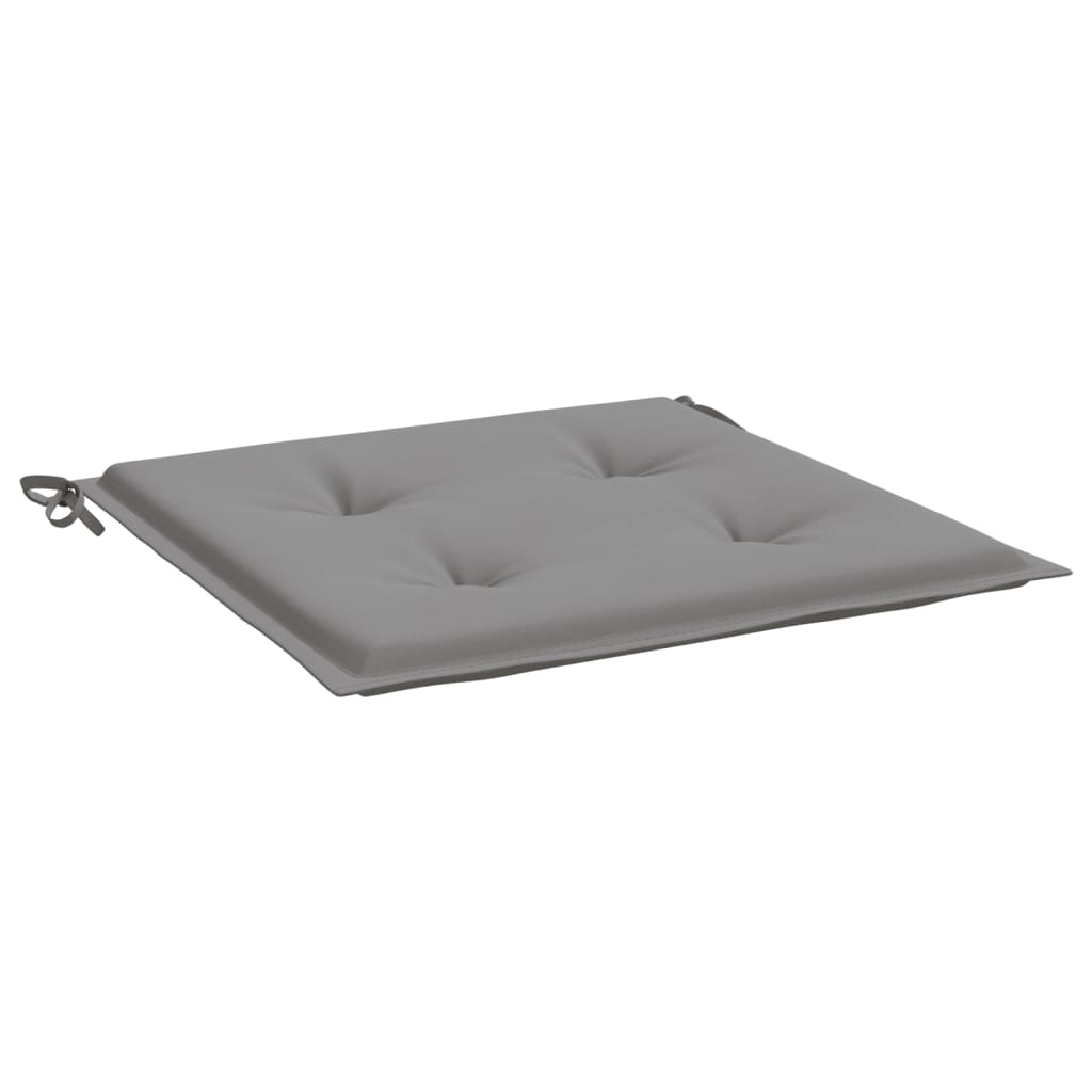 vidaXL Coussins de chaise de jardin 6 pcs gris 40x40x3 cm tissu oxford