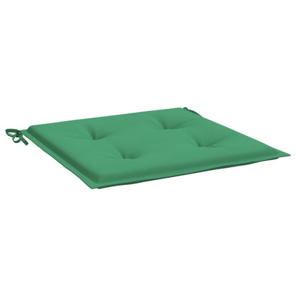 vidaXL Coussins de chaise de jardin 4 pcs vert 50x50x3 cm tissu oxford