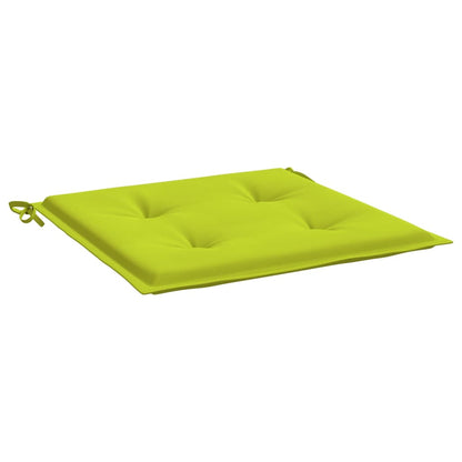 vidaXL Coussins de chaise de jardin 6 pcs vert vif 50x50x3 cm