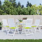 vidaXL Coussins de chaise de jardin 6 pcs vert vif 50x50x3 cm