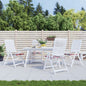 vidaXL Coussins de chaise de jardin 4 pcs carreaux rouges 50x50x3 cm