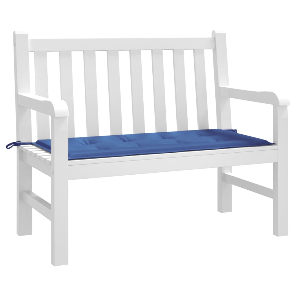 vidaXL Coussin de banc de jardin bleu royal 120x50x3 cm tissu oxford
