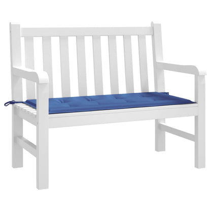 vidaXL Coussin de banc de jardin bleu royal 120x50x3 cm tissu oxford