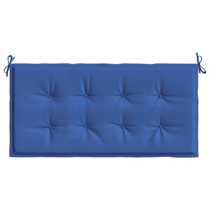 vidaXL Coussin de banc de jardin bleu royal 120x50x3 cm tissu oxford