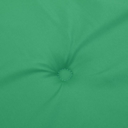 vidaXL Coussins de chaise de jardin à dossier haut lot de 6 vert tissu