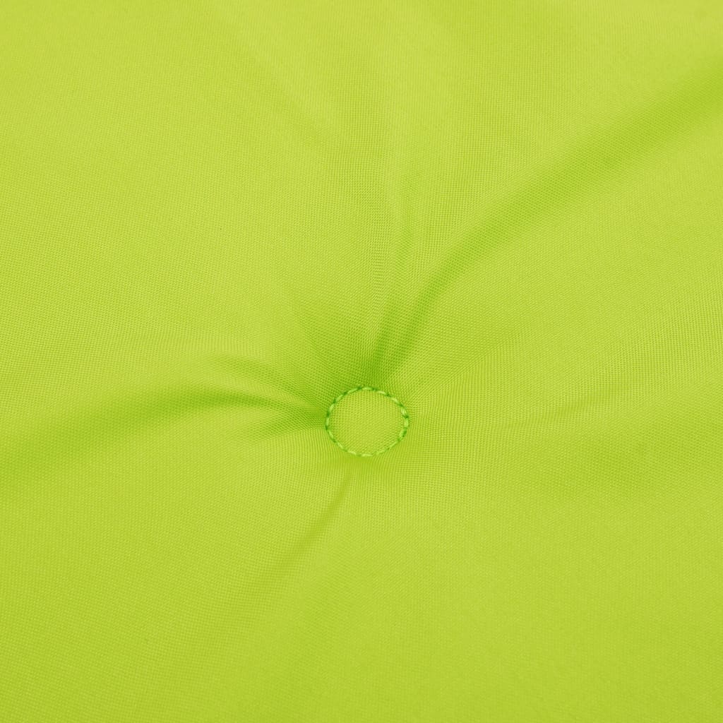vidaXL Coussin de chaise de terrasse vert vif (75+105)x50x3 cm