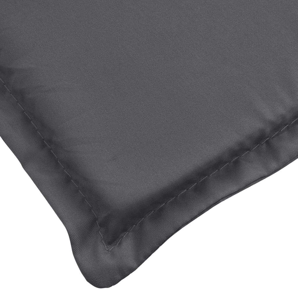 vidaXL Coussin de chaise longue anthracite 200x50x3cm tissu oxford