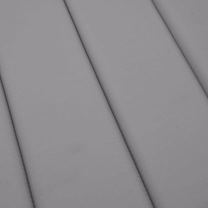 vidaXL Coussin de chaise longue gris 200x60x3 cm tissu oxford