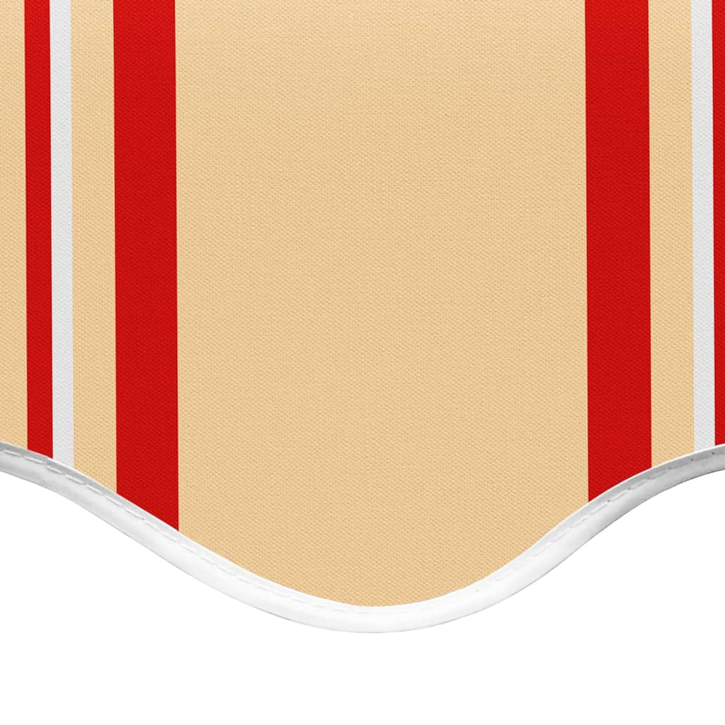 vidaXL Tissu de remplacement pour auvent Jaune et orange 4,5x3 m