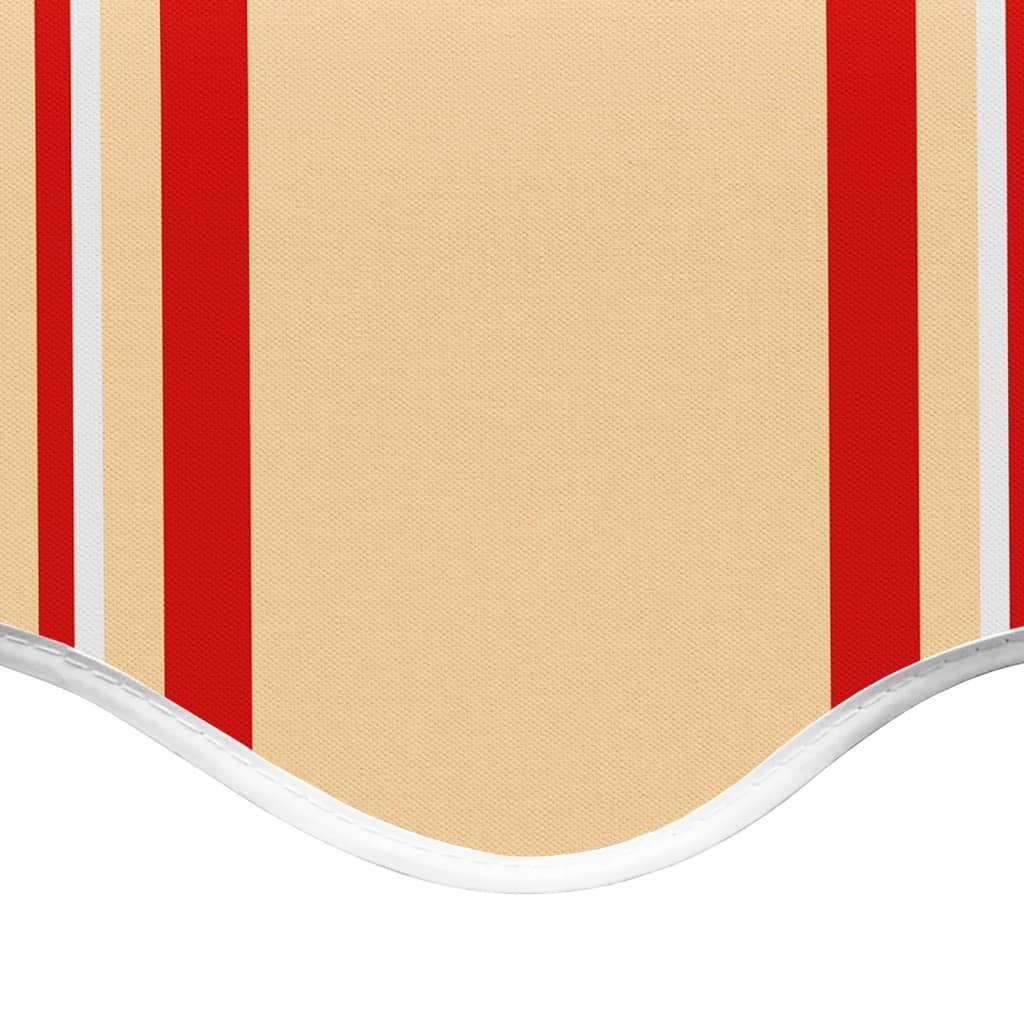 vidaXL Tissu de remplacement pour auvent Jaune et orange 5x3,5 m