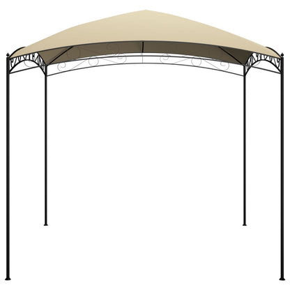 vidaXL Belvédère 3x3x2,65 m Crème 180 g/m²