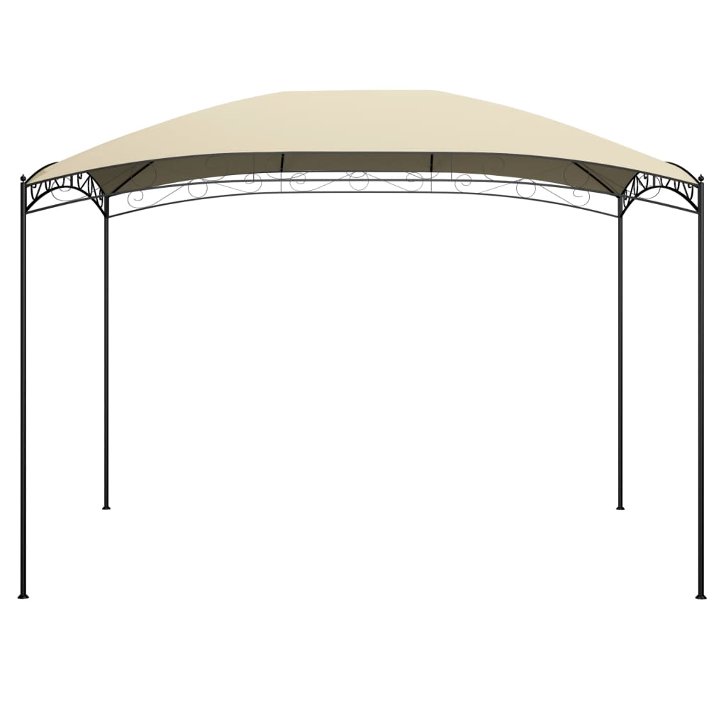 vidaXL Belvédère 3x4x2,65 m Crème 180 g/m²