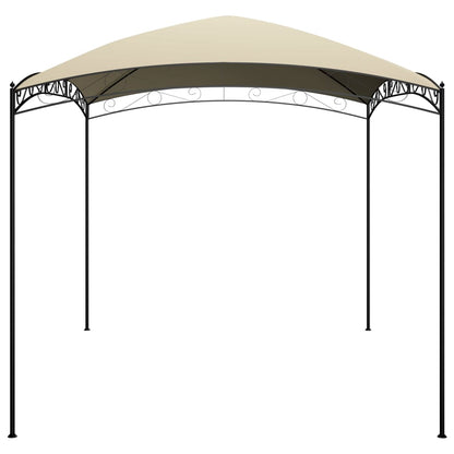 vidaXL Belvédère 3x4x2,65 m Crème 180 g/m²