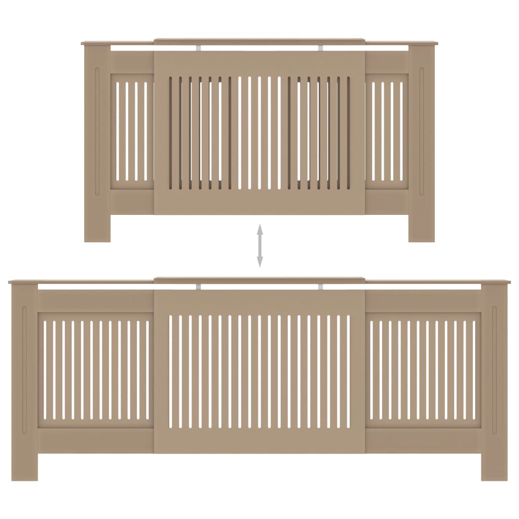 vidaXL Cache-radiateur MDF 205 cm