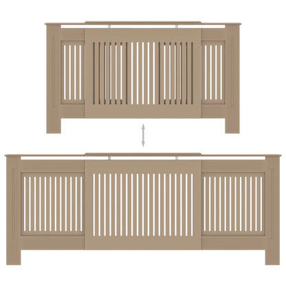 vidaXL Cache-radiateur MDF 205 cm