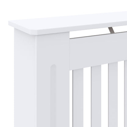 vidaXL Cache-radiateur MDF Blanc 78 cm