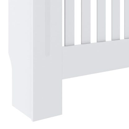 vidaXL Cache-radiateur MDF Blanc 78 cm