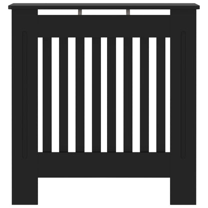 vidaXL Cache-radiateur MDF Noir 78 cm