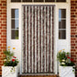 vidaXL Moustiquaire Beige et marron clair 56x200 cm Chenille